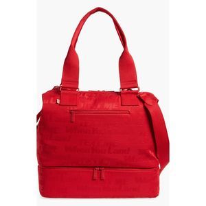 NWT Beis x The Lonely Ghost Mini Weekender in Red - LIMITED EDITION